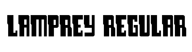 Lamprey Regular  font caratteri gratis