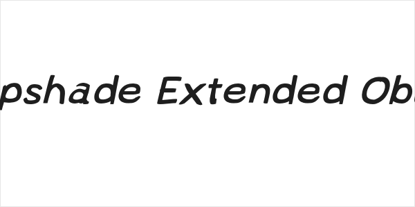 Lampshade Extended Oblique Logo