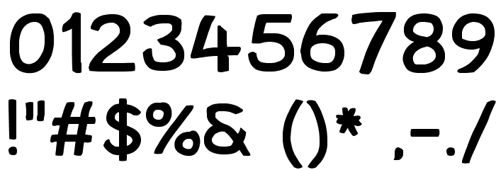 Lampshade Extended Font OTHER CHARS