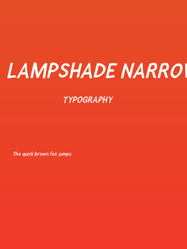 Lampshade Narrow Oblique Poster