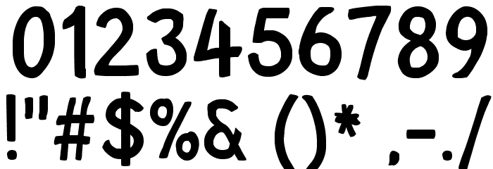 Lampshade Narrow Font OTHER CHARS