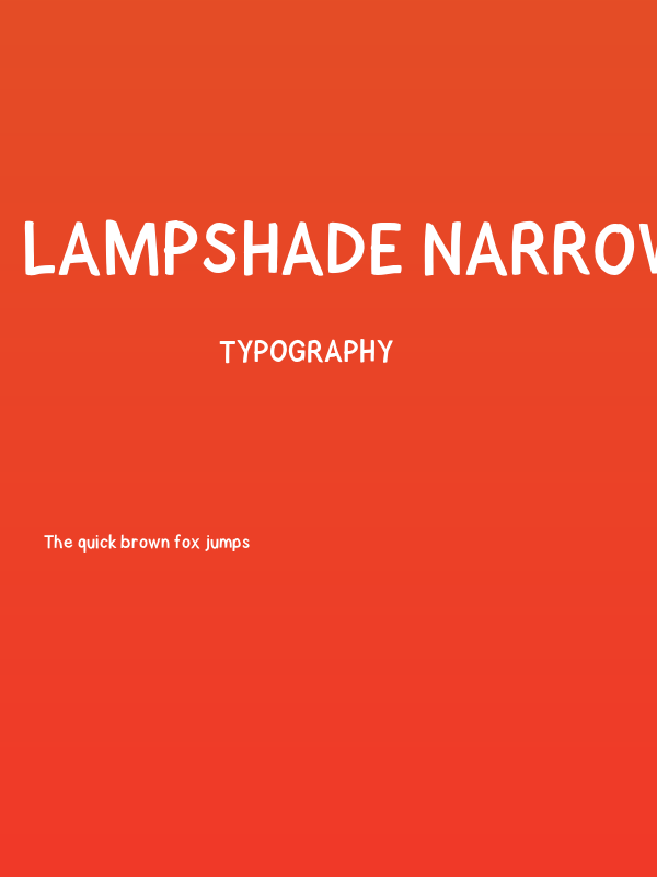 Lampshade Narrow Poster