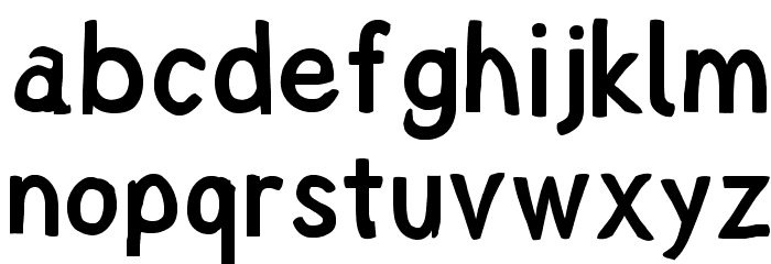 Lampshade Narrow Font LOWERCASE
