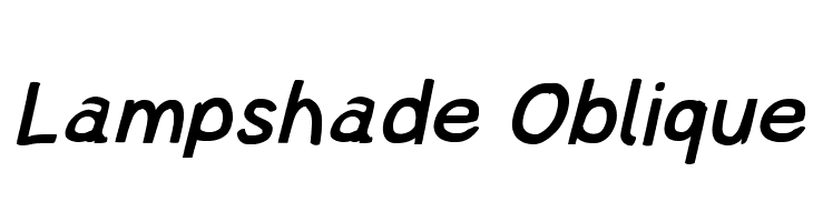 Lampshade Oblique Polices