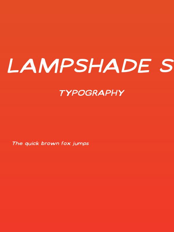 Lampshade SuperExtended Oblique Poster