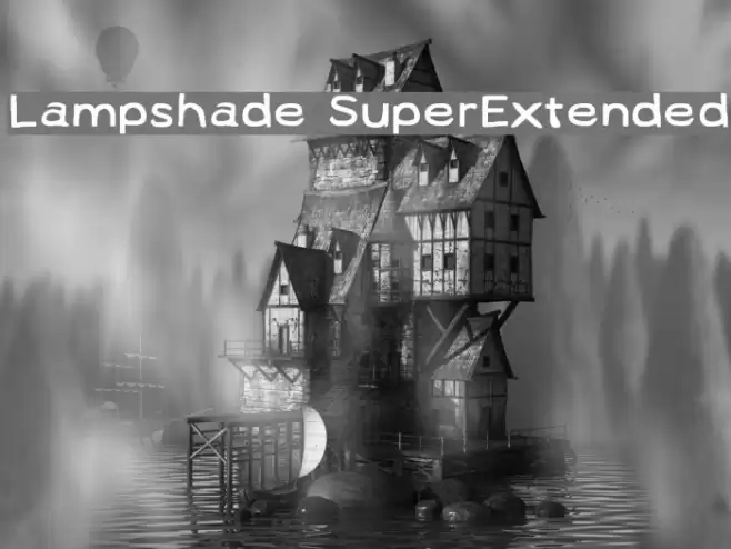 Lampshade SuperExtended フォント examples
