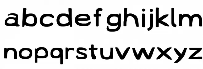 Lampshade SuperExtended フォント 小文字