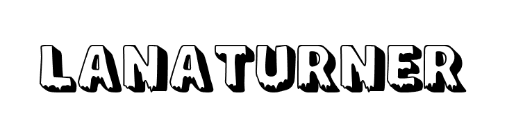 Lana Turner  Frei Schriftart Herunterladen