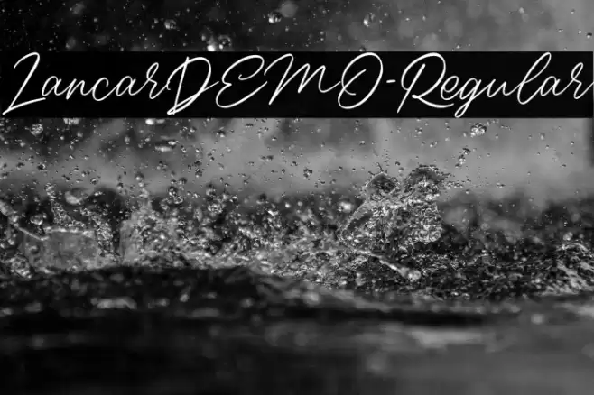 LancarDEMO-Regular Font examples