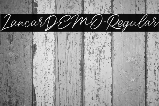 LancarDEMO-Regular Font examples