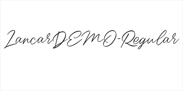 LancarDEMO-Regular Logo