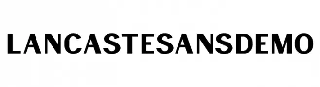 LancasteSansDemo  नि: शुल्क फ़ॉन्ट्स डाउनलोड