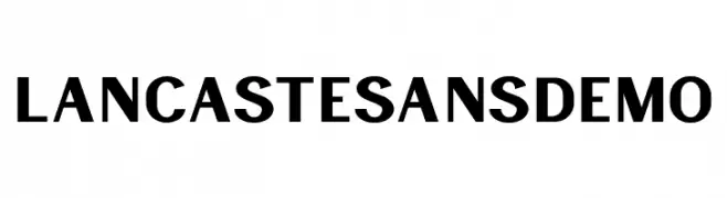 LancasteSansDemo  font caratteri gratis
