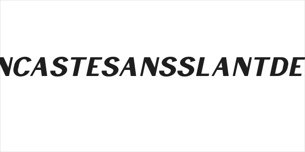LancasteSansSlantDemo Logo
