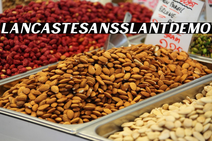 LancasteSansSlantDemo Example 2