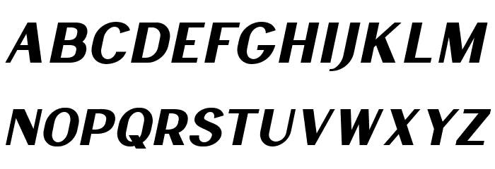 LancasteSansSlantDemo Font LOWERCASE