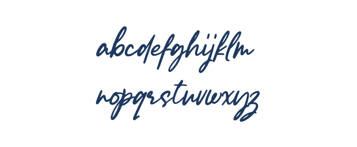 LancasteScriptAltDemo Lowercase