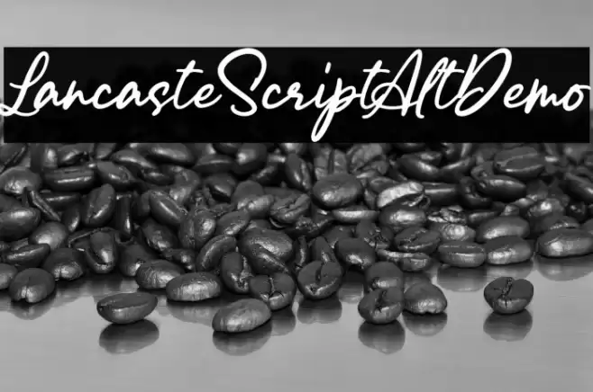 LancasteScriptAltDemo Font examples