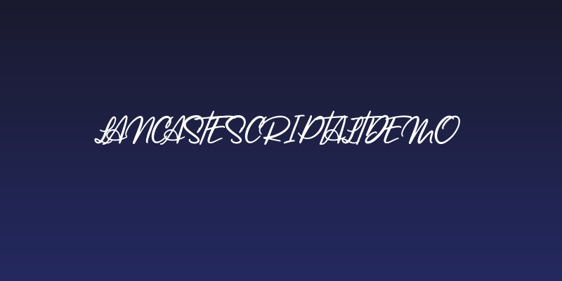LancasteScriptAltDemo Social Header