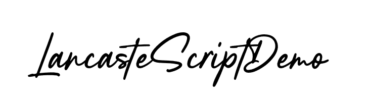 LancasteScriptDemo  Descarca Fonturi Gratis