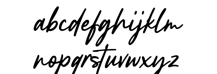 LancasteScriptDemo Font LOWERCASE