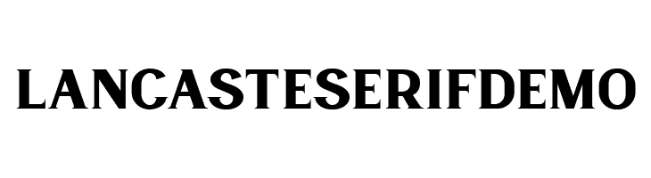 LancasteSerifDemo  Скачать бесплатные шрифты