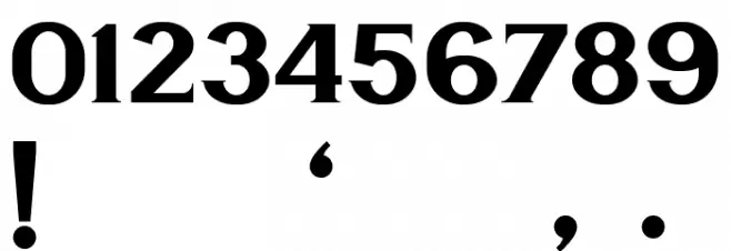 LancasteSerifDemo Font OTHER CHARS