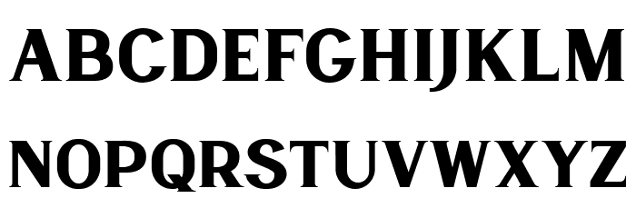 LancasteSerifDemo Font LOWERCASE