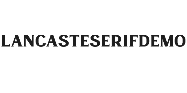LancasteSerifDemo Logo