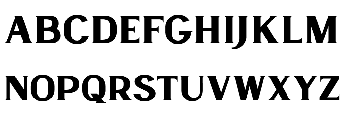 LancasteSerifDemo Font LOWERCASE