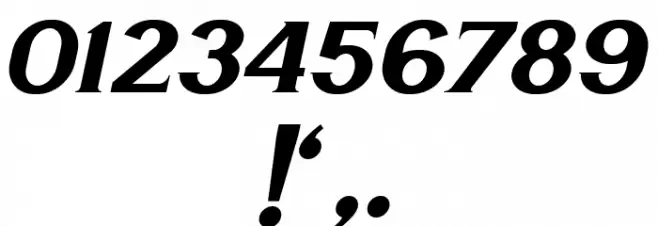 LancasteSerifSlantDemo Font OTHER CHARS