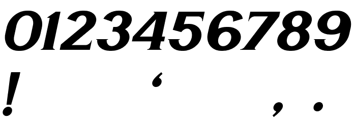 LancasteSerifSlantDemo Font OTHER CHARS