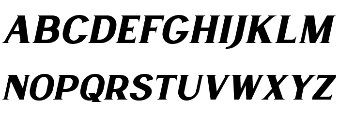 LancasteSerifSlantDemo Font LOWERCASE