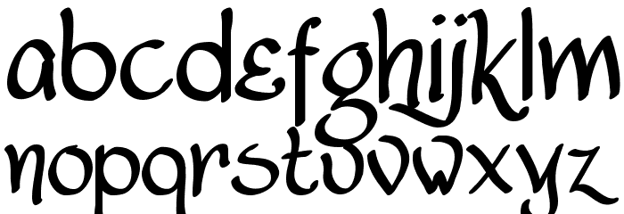 Lancastershire Font LOWERCASE