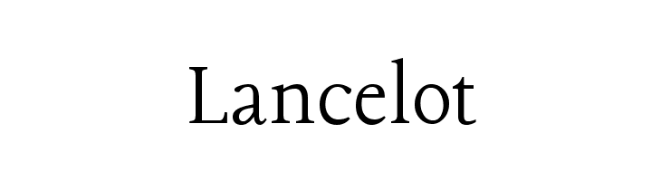 Lancelot  Descarca Fonturi Gratis