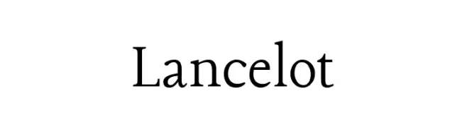 Lancelot  Free Fonts Download