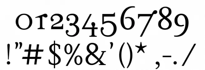 Lancelot Font OTHER CHARS