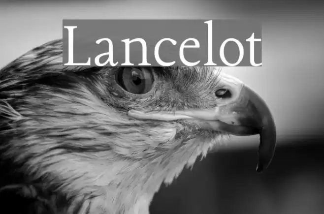 Lancelot Font examples