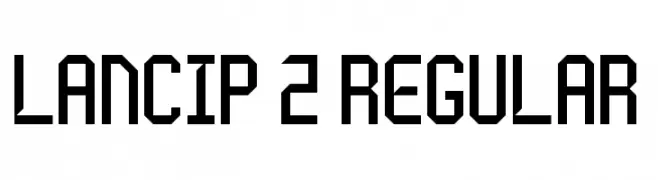 Lancip 2 Regular  フリーフォントのダウンロード