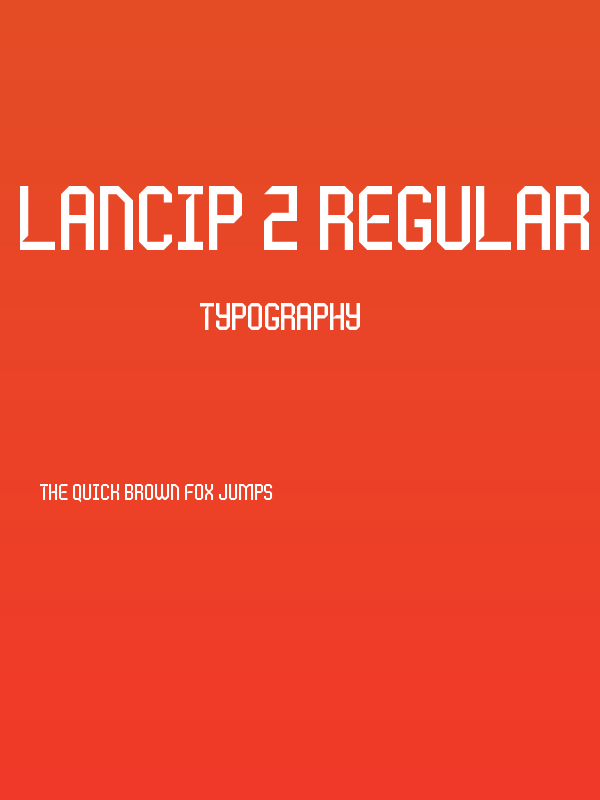 Lancip 2 Regular Poster