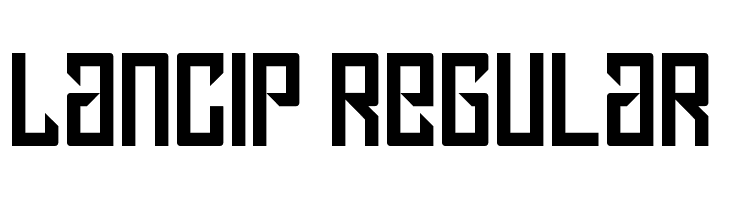 Lancip Regular  Frei Schriftart Herunterladen