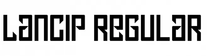Lancip Regular  Скачать бесплатные шрифты