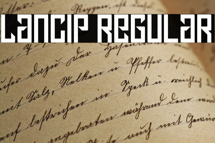 Lancip Regular Example 1
