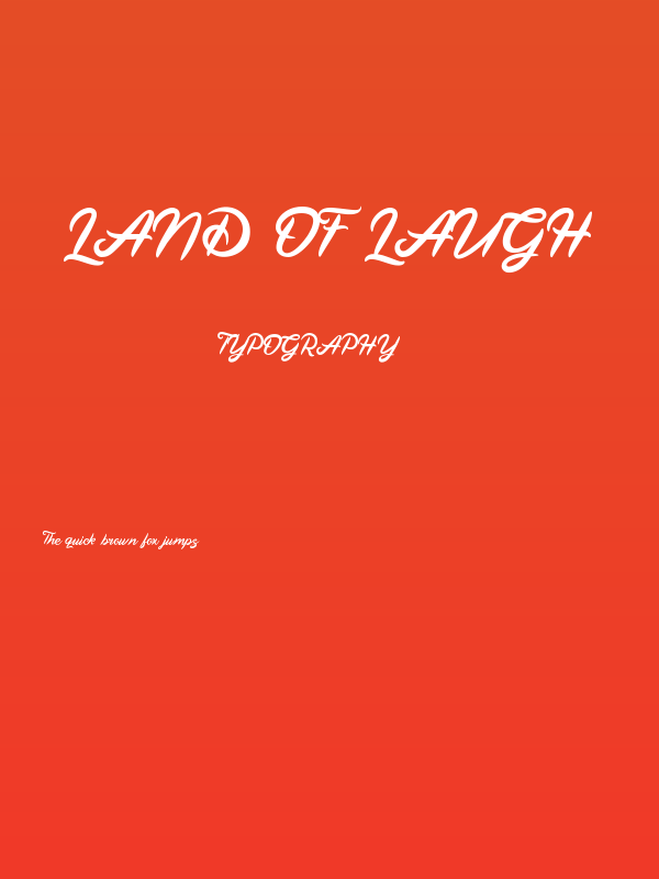 Land Of Laugh Poster