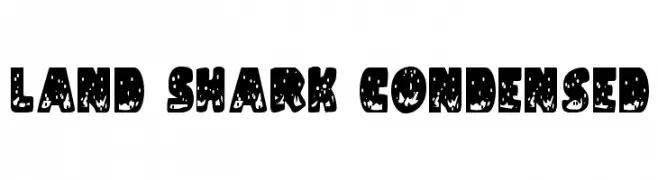 Land Shark Condensed  Free Fonts Download