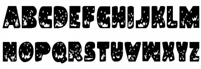 Land Shark Condensed Fonte MAIÚSCULAS