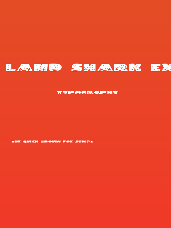 Land Shark Expanded Poster