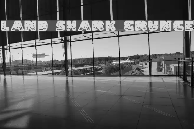 Land Shark Grunge Font examples