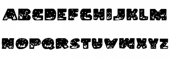 Land Shark Grunge 字体 小写