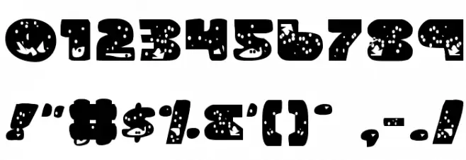 Land Shark Font OTHER CHARS
